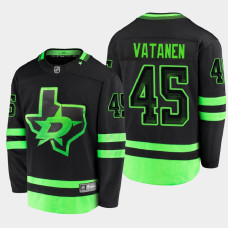 Men's Dallas Stars Sami Vatanen #45 Alternate 2021 Black Jersey