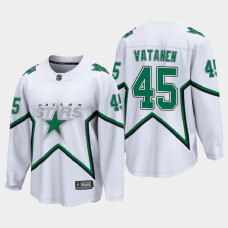 Men's Dallas Stars Sami Vatanen #45 Reverse Retro 2021 White Jersey