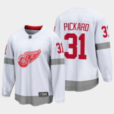 Men's Detroit Red Wings Calvin Pickard #31 Special Edition 2021 White Jersey