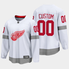 Men's Detroit Red Wings Custom #00 Special Edition 2021 White Jersey