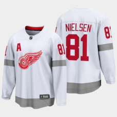 Men's Detroit Red Wings frans nielsen #81 Special Edition 2021 White Jersey