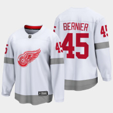 Men's Detroit Red Wings Jonathan Bernier #45 Special Edition 2021 White Jersey