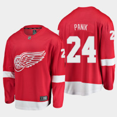 Men's Detroit Red Wings Richard Panik #24 Home 2021 Red Jersey