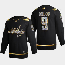 Dmitry Orlov Washington Capitals 2022 Stanley Cup Playoffs Black Diamond Edition Jersey Authentic