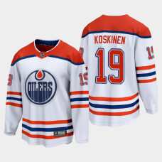 Men's Edmonton Oilers Mikko Koskinen #19 Special Edition 2021 White Jersey