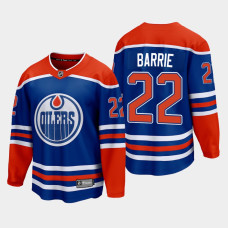 Edmonton Oilers Tyson Barrie 2022-23 Home Royal #22 Jersey Premier