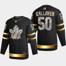 Erik Kallgren Toronto Maple Leafs 2022 Stanley Cup Playoffs Black Diamond Edition Jersey Authentic