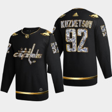 Evgeny Kuznetsov Washington Capitals 2022 Stanley Cup Playoffs Black Diamond Edition Jersey Authentic