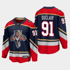 Men's Florida Panthers Anthony Duclair #91 Special Edition Blue Jersey With 2023 Stanley Cup Patch