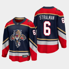 Men's Florida Panthers Anton Stralman #6 Special Edition Blue Jersey With 2023 Stanley Cup Patch