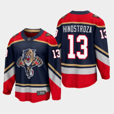 Men's Florida Panthers Vinnie Hinostroza #13 Special Edition Blue Jersey With 2023 Stanley Cup Patch