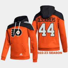 Philadelphia Flyers #44 Nicolas Deslauriers 2022-23 Stylish Orange Hoodie AEROREADY Pullover