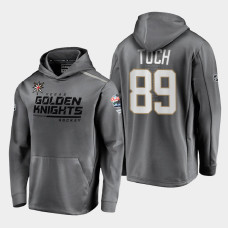 Men's Vegas Golden Knights Alex Tuch #89 2021 Lake Tahoe Outdoor Games Locker Room Charcoal Hoodie