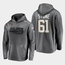 Men's Vegas Golden Knights Mark Stone #61 2021 Lake Tahoe Outdoor Games Locker Room Charcoal Hoodie