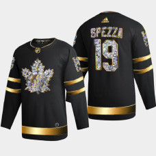 Jason Spezza Toronto Maple Leafs 2022 Stanley Cup Playoffs Black Diamond Edition Jersey Authentic