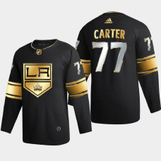 Men Los Angeles Kings Jeff Carter #77 2020-21 2021 Golden Edition Limited Authentic Jersey - Black