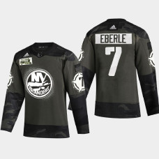 Men's New York Islanders jordan eberle #7 2021 Military Appreciation Night Camo Jersey