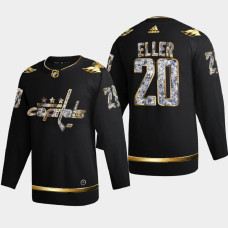 Lars Eller Washington Capitals 2022 Stanley Cup Playoffs Black Diamond Edition Jersey Authentic