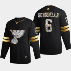 Marco Scandella St. Louis Blues 2022 Stanley Cup Playoffs Black Diamond Edition Jersey Authentic