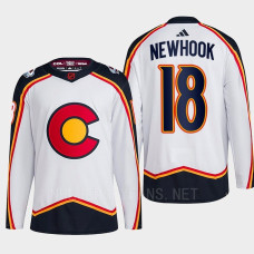 Alex Newhook Reverse Retro 2.0 2022 Colorado Avalanche White Jersey Authentic Primegreen #18