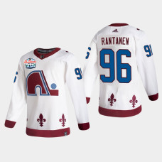 Colorado Avalanche Mikko Rantanen #96 2021 Lake Tahoe Outdoor Games Authentic Patch White Jersey