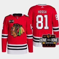 Marian Hossa #81 Chicago Blackhawks Red Jersey 2022 Milwaukee Home Away From Home Primegreen