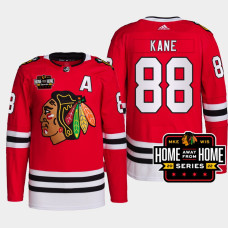 Patrick Kane #88 Chicago Blackhawks Red Jersey 2022 Milwaukee Home Away From Home Primegreen