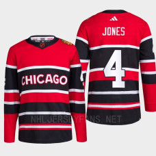 Chicago Blackhawks 2022 Reverse Retro 2.0 Seth Jones Red Authentic Primegreen Jersey Men's