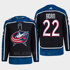 Jake Bean Reverse Retro 2.0 2022 Columbus Blue Jackets Navy Jersey Authentic Primegreen #22