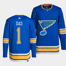 2022 Fathers Day Gift St. Louis Blues Blue Greatest Dad Jersey Primegreen