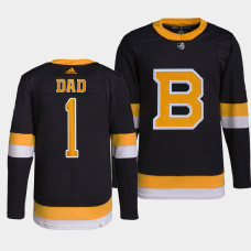 2022 Fathers Day Gift Boston Bruins Black Greatest Dad Jersey Primegreen