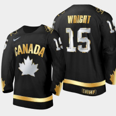 Shane Wright Canada Hockey Golden Edition Black #15 Jersey 2022 NHL Draft Prospect