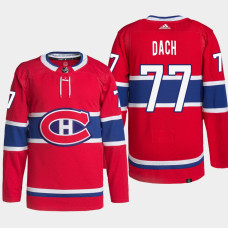 Montreal Canadiens Kirby Dach Red Home Authentic Primegreen Jersey 2022