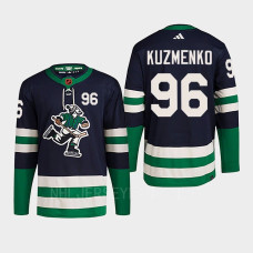 Andrei Kuzmenko Reverse Retro 2.0 2022 Vancouver Canucks Navy Jersey Authentic Primegreen #96