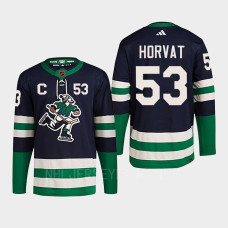 Bo Horvat Reverse Retro 2.0 2022 Vancouver Canucks Navy Jersey Authentic Primegreen #53