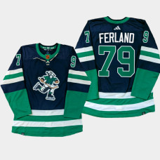 Vancouver Canucks Micheal Ferland Navy PrimeGreen Reverse Retro Jersey 2022-23