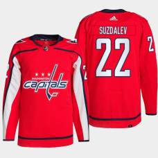 Alexander Suzdalev Washington Capitals 2022 NHL Draft Red Jersey Authentic Primegreen Home