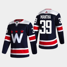 Washington Capitals Anthony Mantha #39 2021 Alternate Authentic Navy Jersey