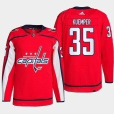 Darcy Kuemper #35 Washington Capitals Red Jersey 2022 Primegreen Authentic Home