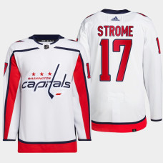 Washington Capitals Dylan Strome White Away Primegreen Authentic Jersey 2022