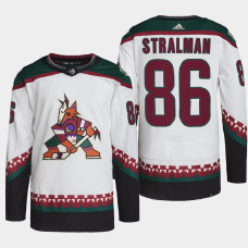 Arizona Coyotes Anton Stralman White Primegreen Authentic Pro Away Jersey 2022