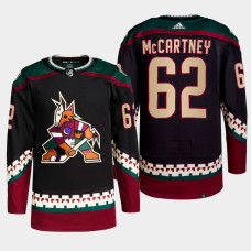 Ben McCartney #62 Arizona Coyotes Black Jersey 2022 Primegreen Authentic Home