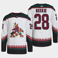 Arizona Coyotes Conor Geekie White Away Primegreen Authentic Jersey 2022