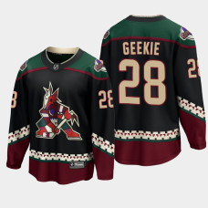 Arizona Coyotes #28 Conor Geekie 2022 NHL Draft Black Jersey Home