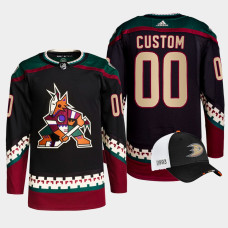 Arizona Coyotes 2022 NHL Draft First Round Pick Black Custom Jersey