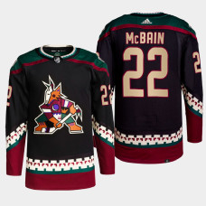 Arizona Coyotes Jack McBain Black Primegreen Authentic Pro Home Jersey 2022