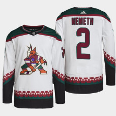 Arizona Coyotes Patrik Nemeth White Away Primegreen Authentic Jersey 2022