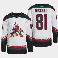 Arizona Coyotes Phil Kessel White Primegreen Authentic Pro Away Jersey 2022