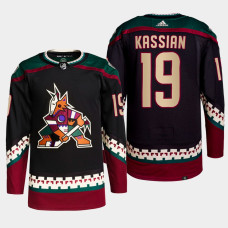 Arizona Coyotes Zack Kassian Black Home Authentic Primegreen Jersey 2022