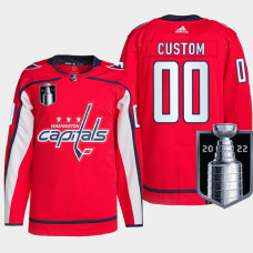 Washington Capitals 2022 Stanley Cup Playoffs Red Authentic Pro Jersey Custom